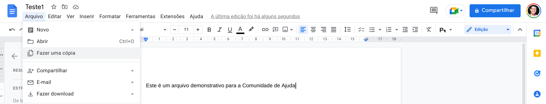 Erro no download de arquivo do Google Slides - Comunidade Editores