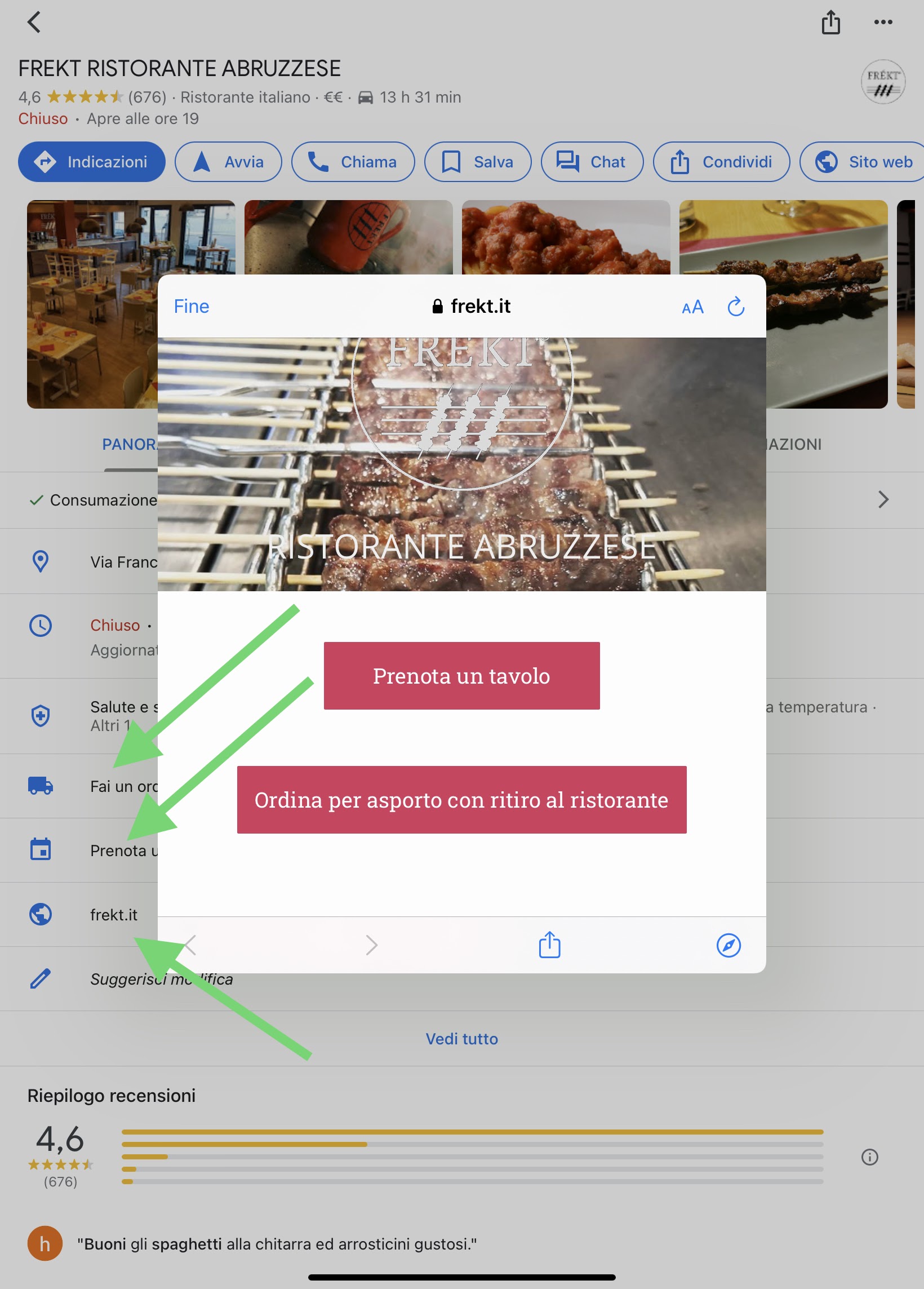 Perché aggiungere il menù del tuo ristorante su Google Business Profile -  Plateform