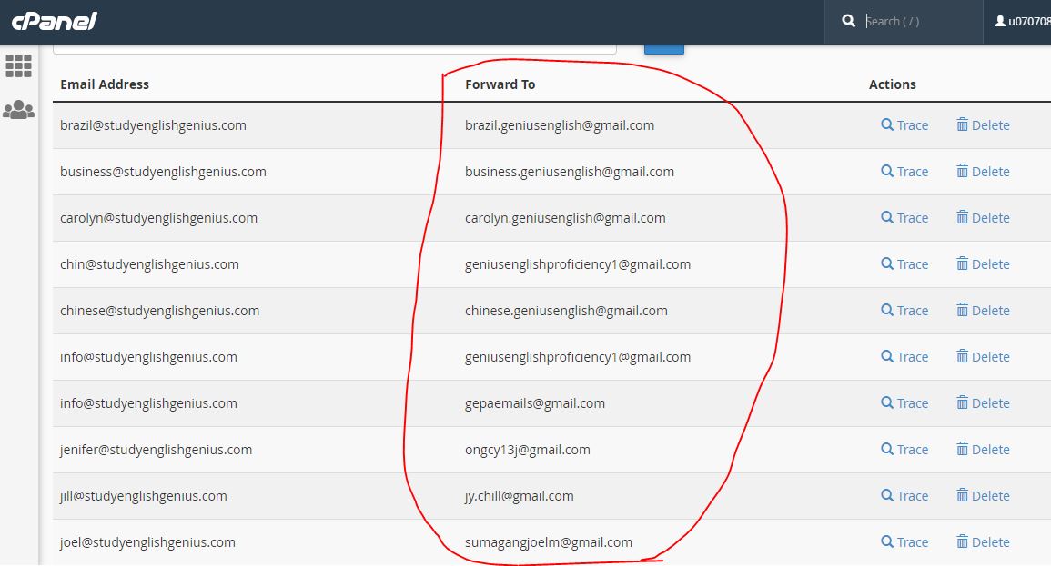 Why am I receiving a "delivery message from addresses that