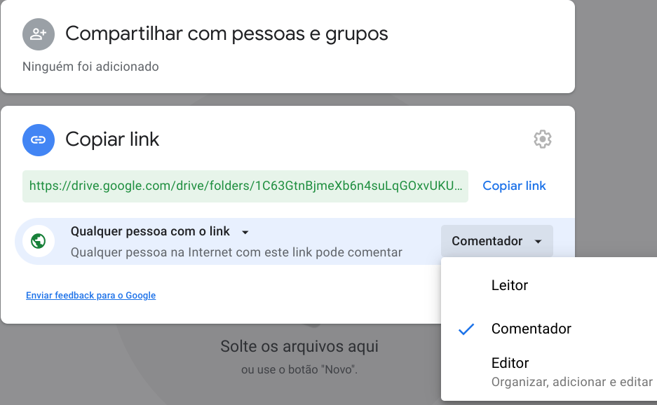 Como Compartilhar Arquivos no Google drive: 