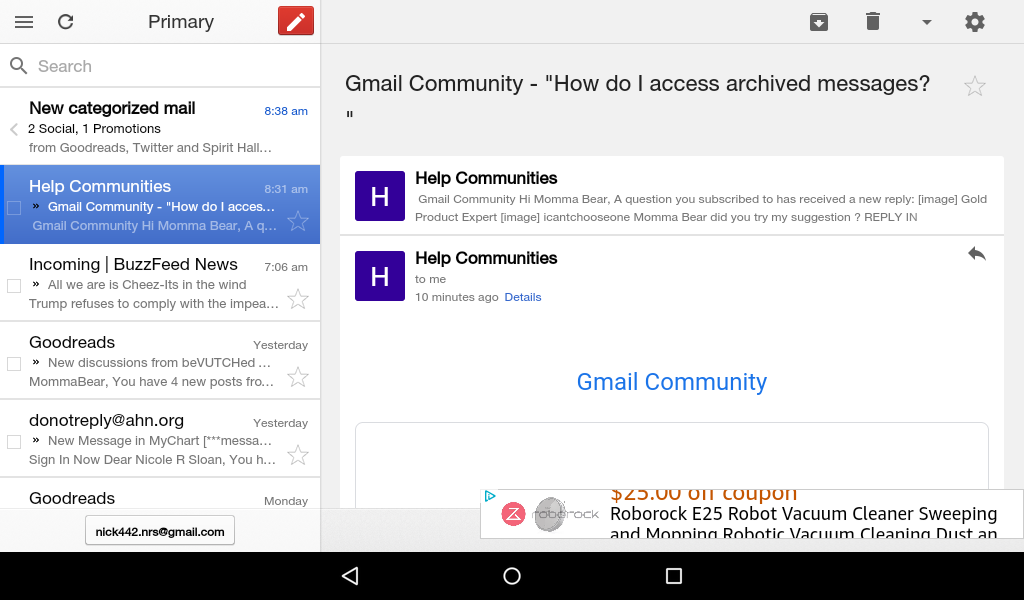 find my device android with gmail