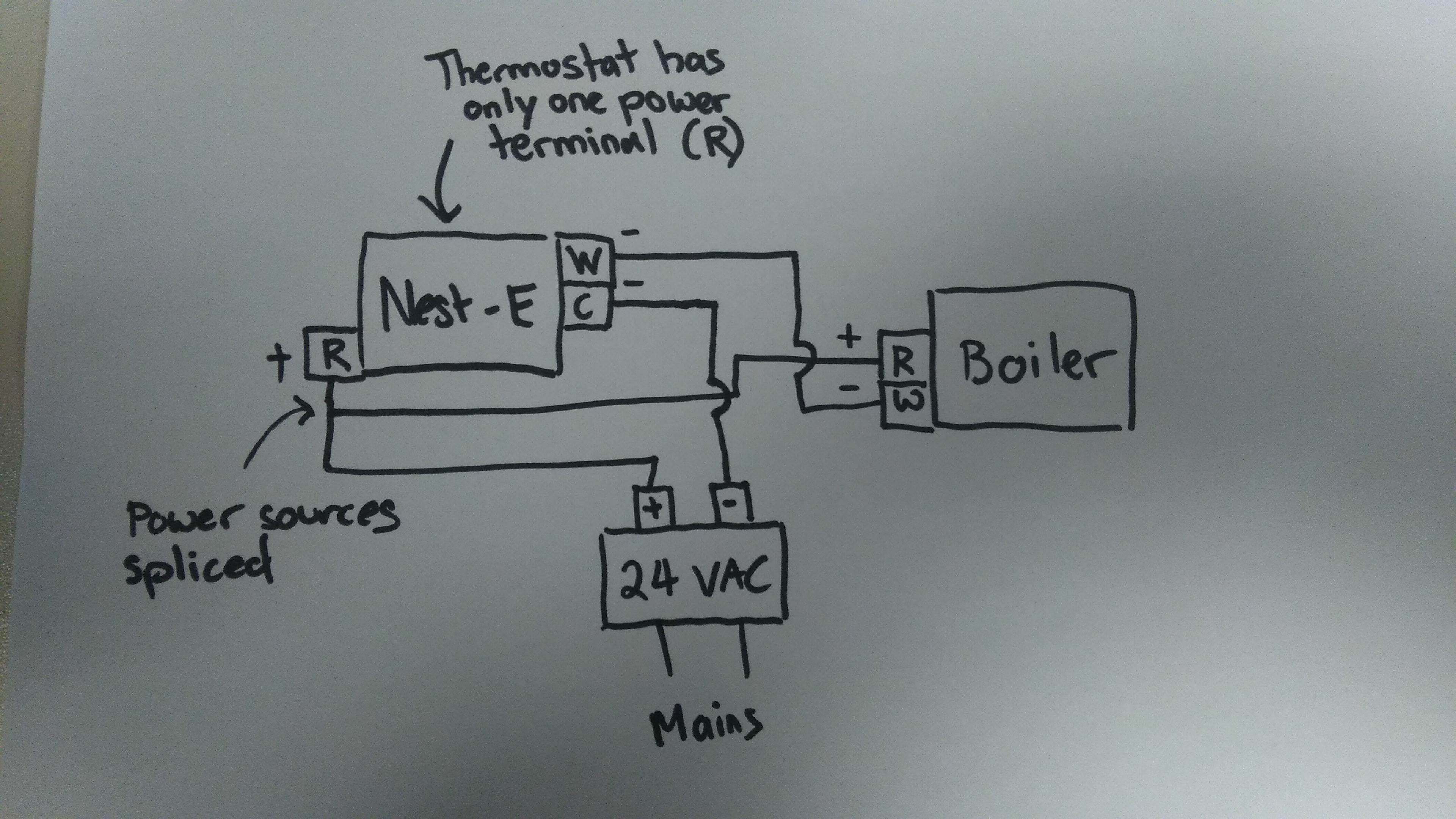Nest E 2 Wire Heat Only Boiler With 24 Volt Transformer Google Nest Community