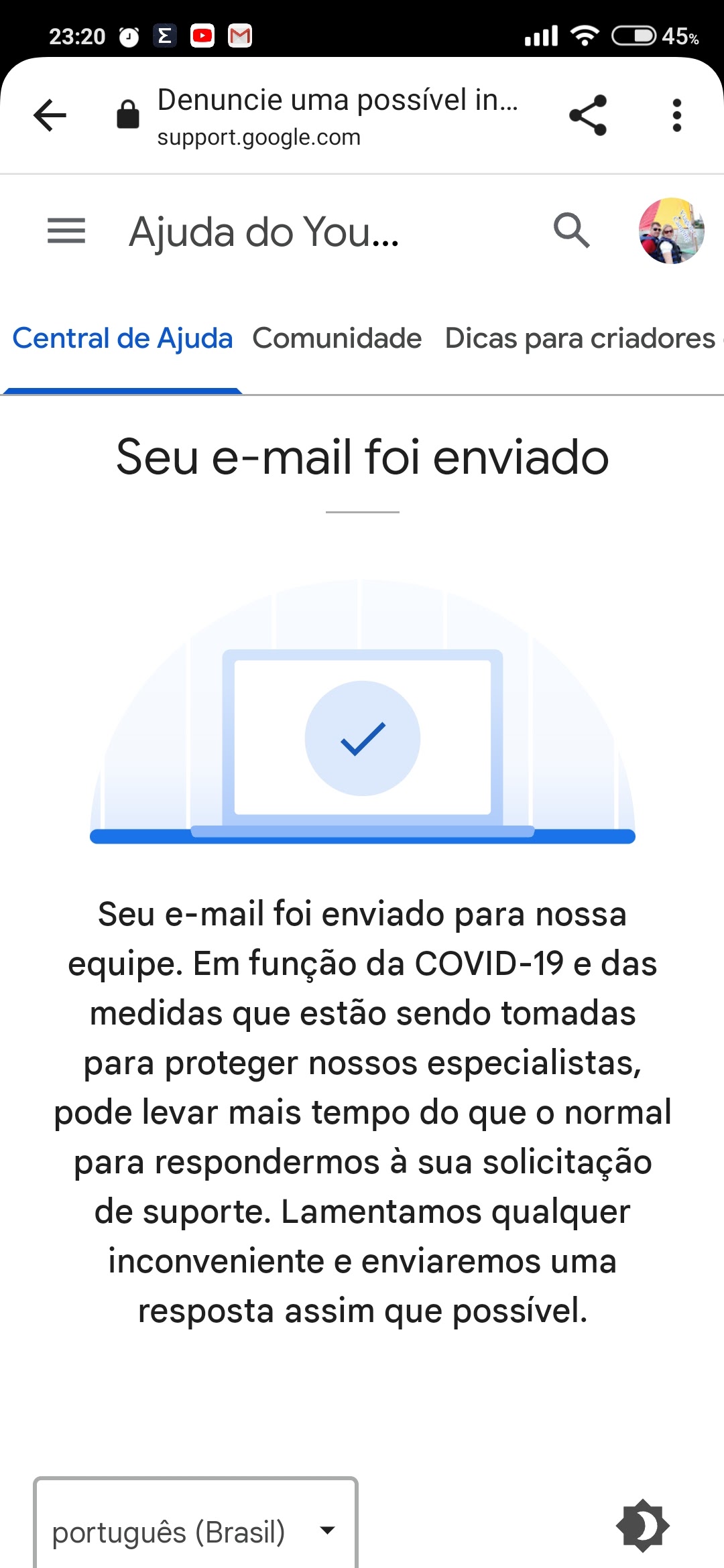 Canal excluído sem aviso, lamentável ver uma empresa como  tomando  uma atitude assim! - Comunidade