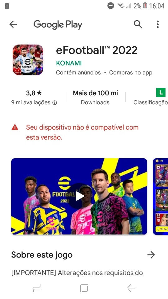 Não consegui Instalar o jogo que eu queria - Comunidade Google Play