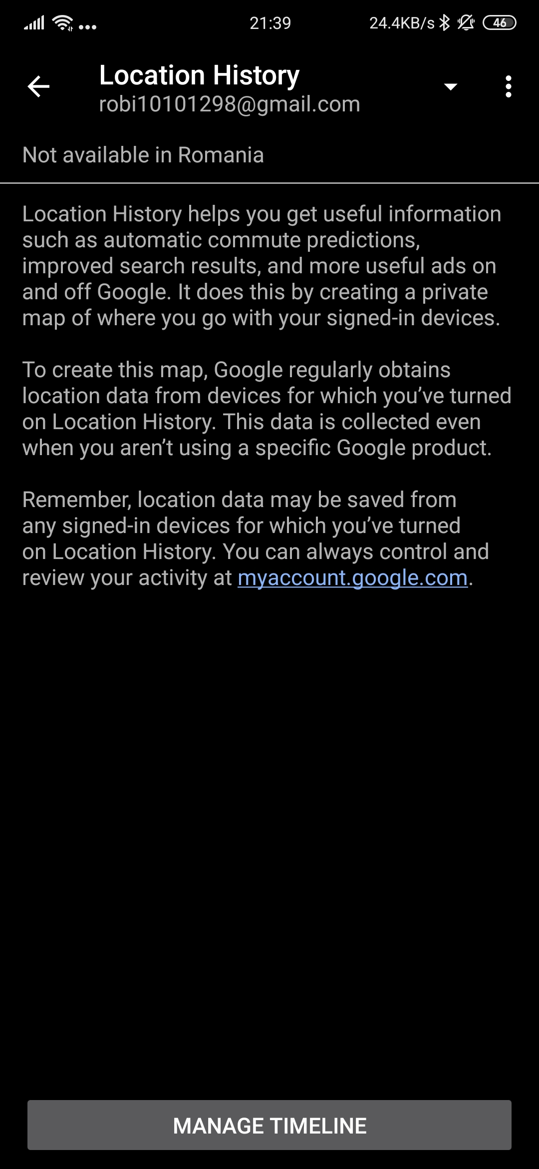 How Can I Have Location Timeline On Again Google Maps Help