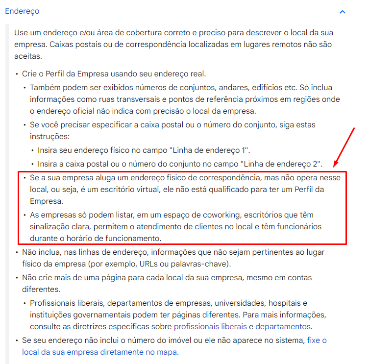 Endereço e Informações da Empresa