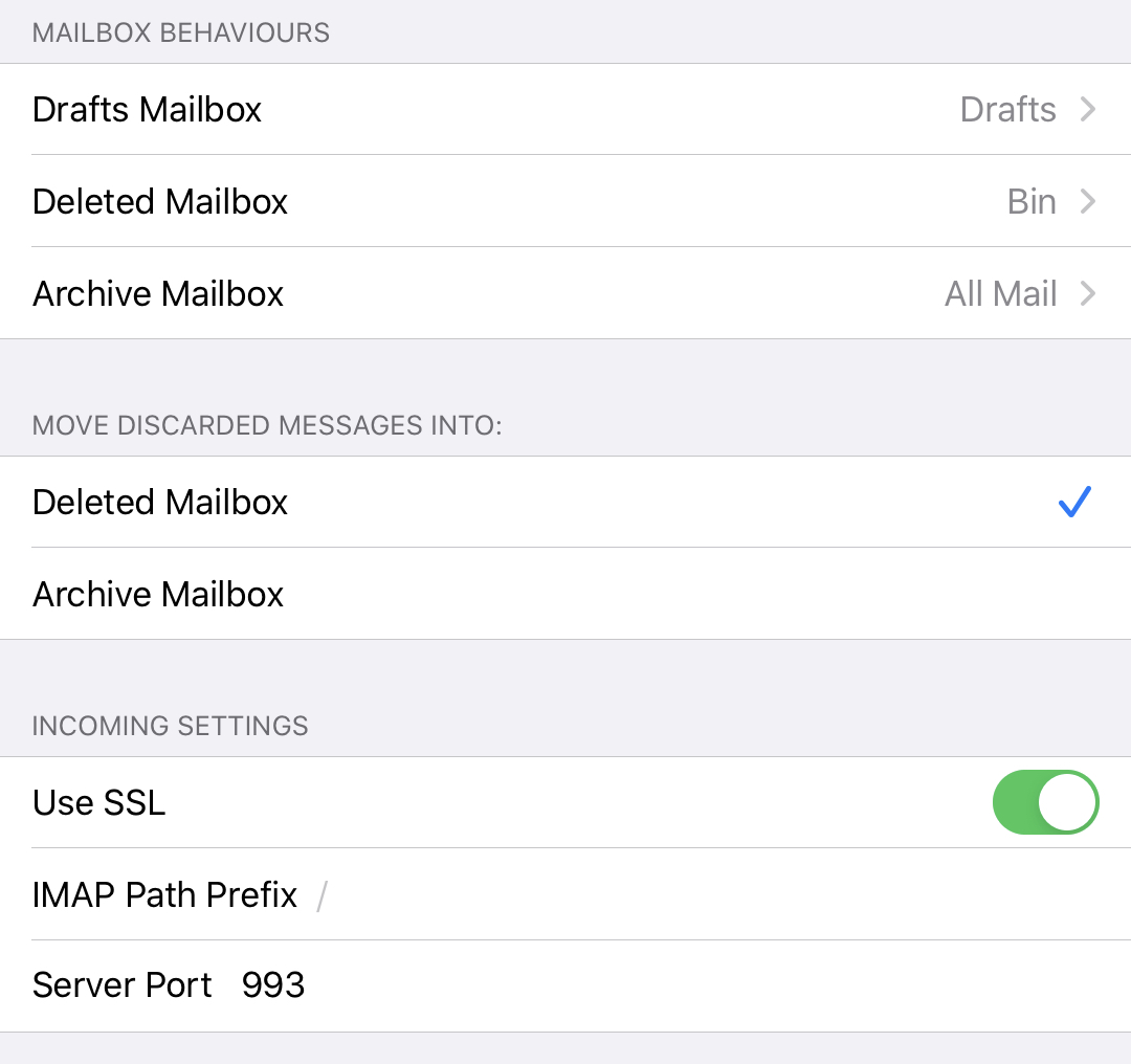 mac mail gmail imap cannot delete emails