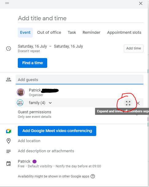 How to remove someone from a calendar invite that uses a company group? - Google  Calendar Community