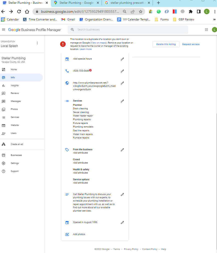 Null/Not Searchable - Google Business Profile Community