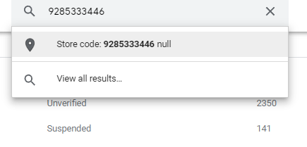 Null/Not Searchable - Google Business Profile Community