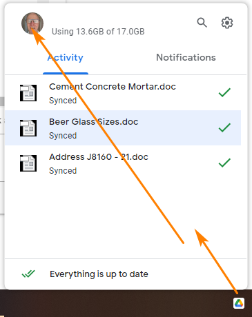 Unable to switch google drive account from newly installed google 