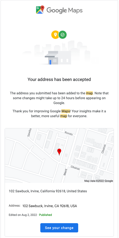 Maps is showing two results for my address prediction. One of them is  wrong. How can I change it? - Google Maps Community
