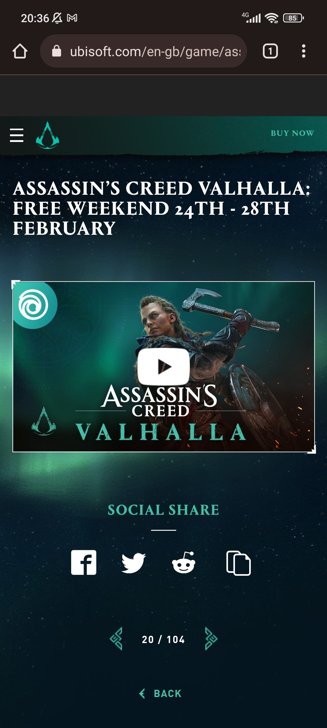 Assassin's Creed Valhalla: Free Weekend 24th - 28th February