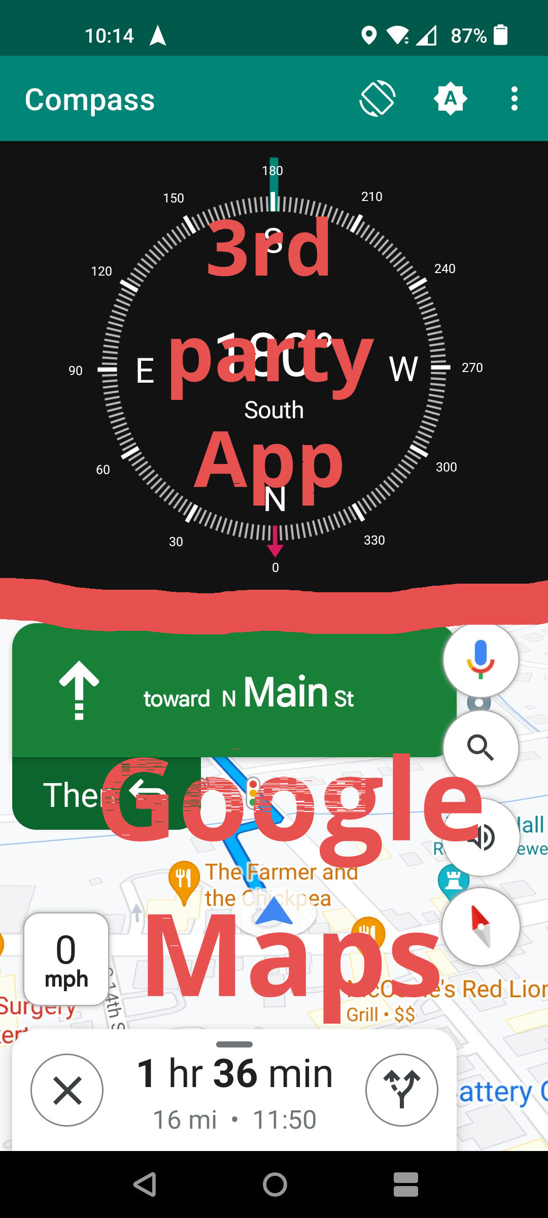 Show me a compass sale on my phone