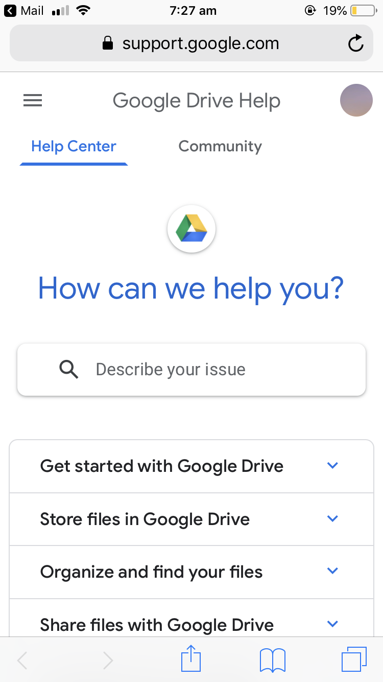 Adding and Setting Up the Google Drive App, Help Center