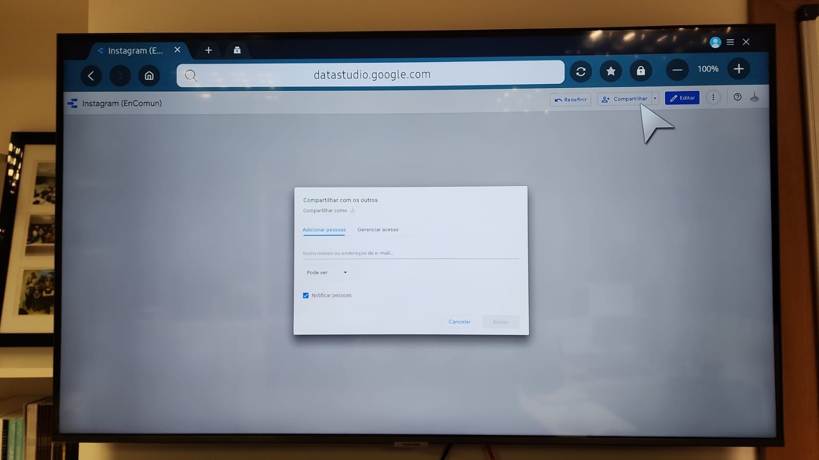 What is the Samsung Smart TV web browser?