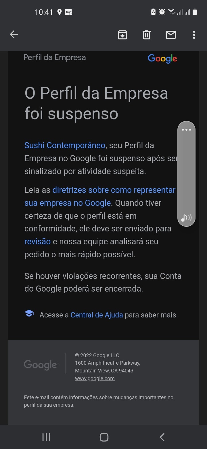 Não consigo editar os horários de funcionamento do estabelecimento, mesmo  com o e-mail verificado - Comunidade Perfil da empresa no Google