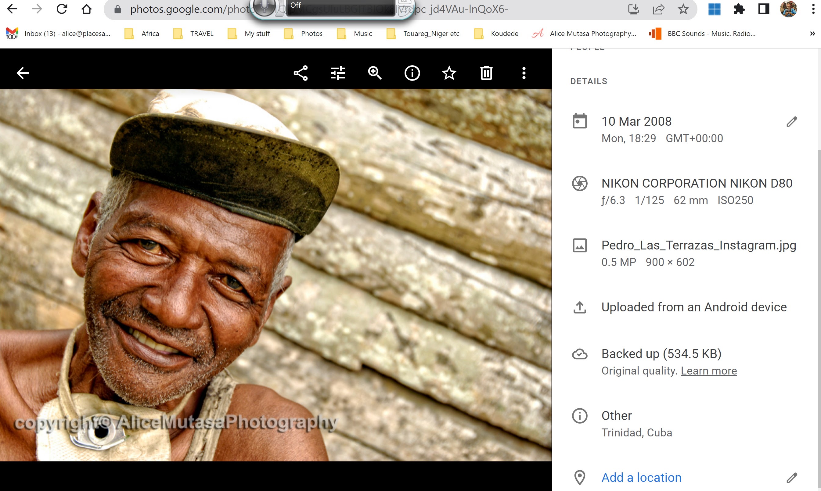 Google Photos Random People