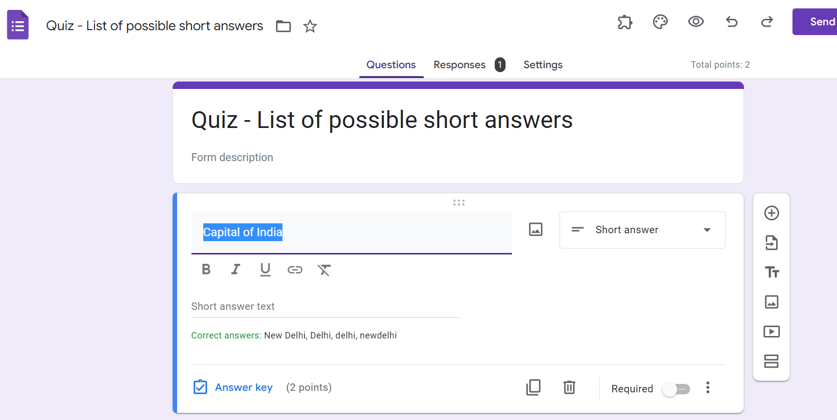 How to cross check google form submissions against a list of id