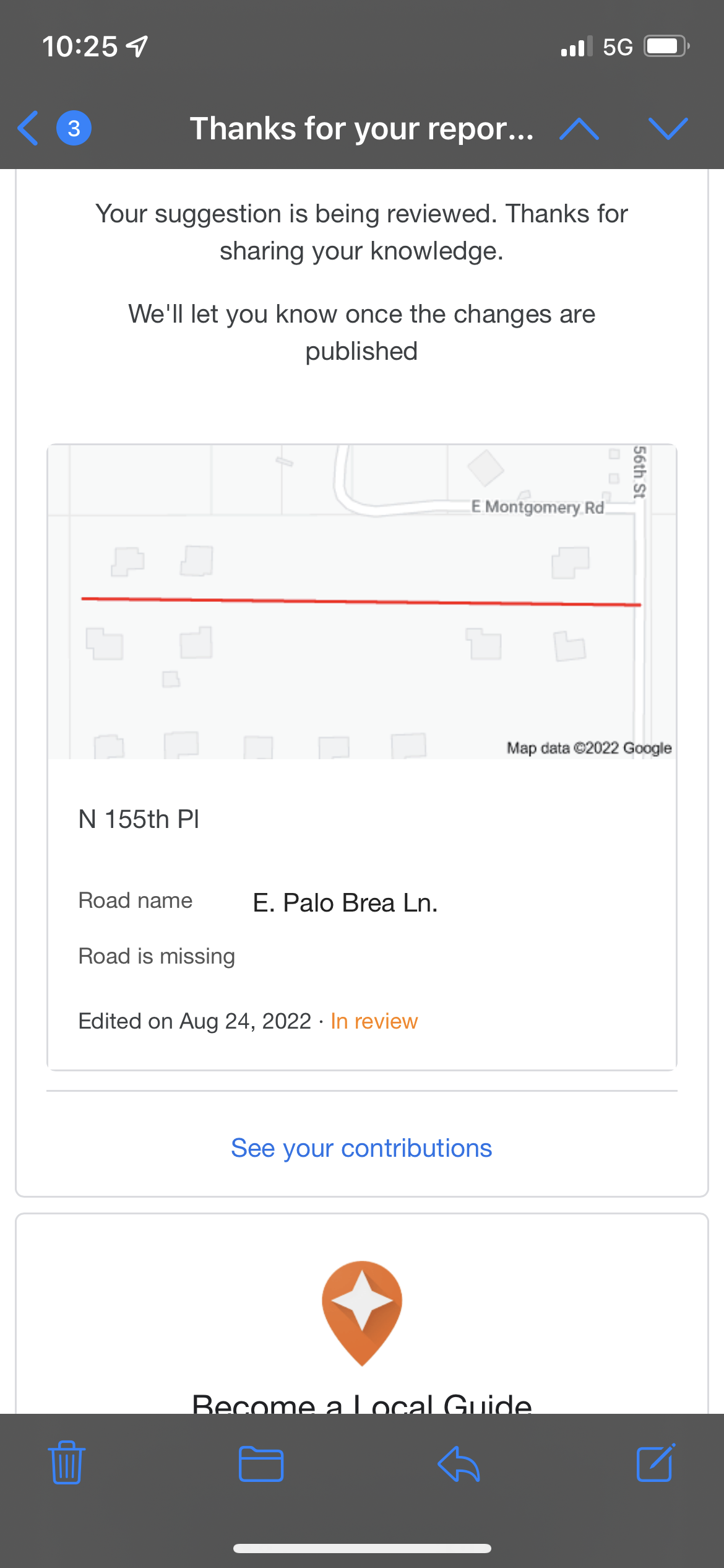 How long does it take a suggested edit to google maps to be approved? Still  waiting for approval. - Google Maps Community