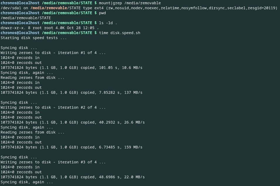 App to test disk read/write speed on USB ports - Chromebook ...