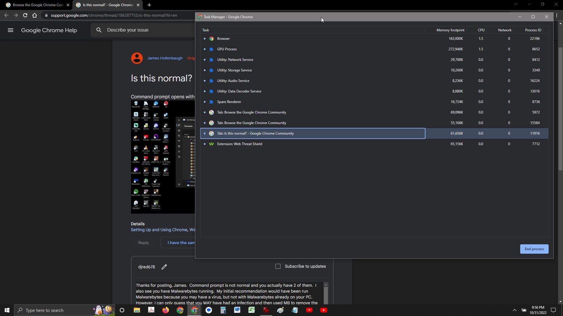 Is this normal? - Google Chrome Community
