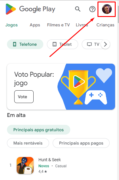 Como cancelar assinatura no Google Play 