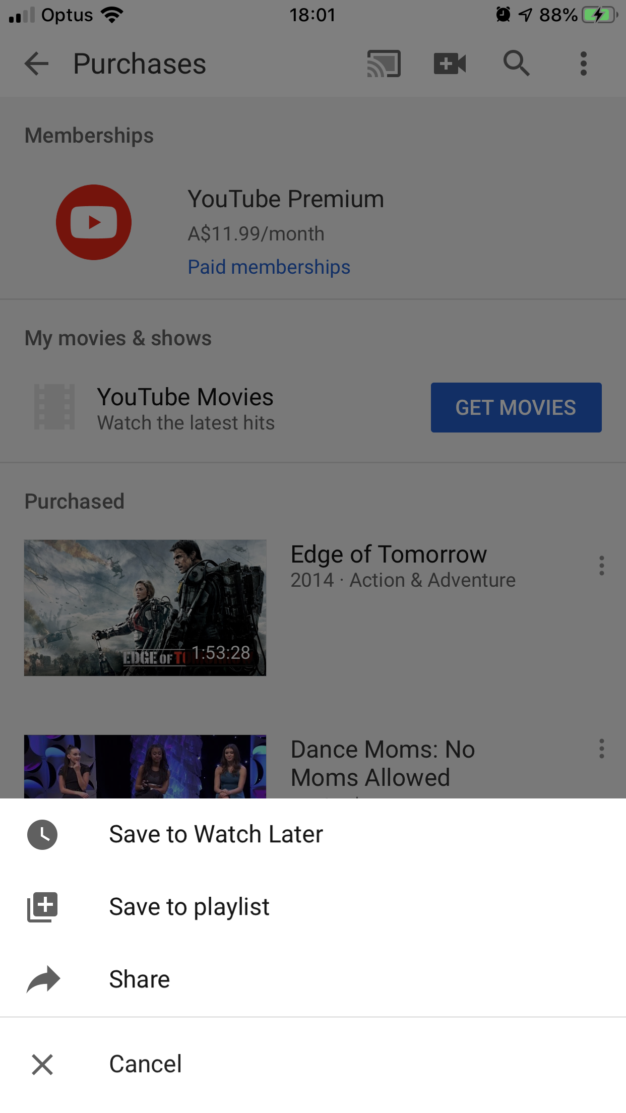 Cannot Download purchased movies (from play store) in YouTube - YouTube  Community