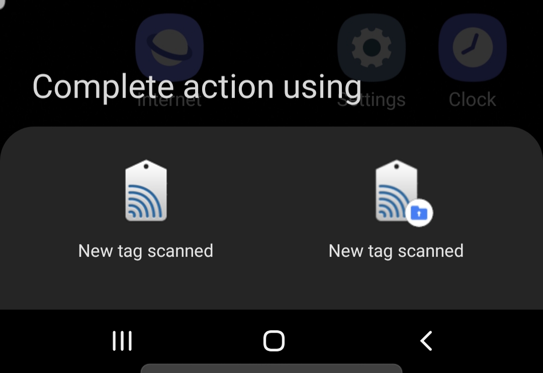 A message keeps popping up that says, action using" at random