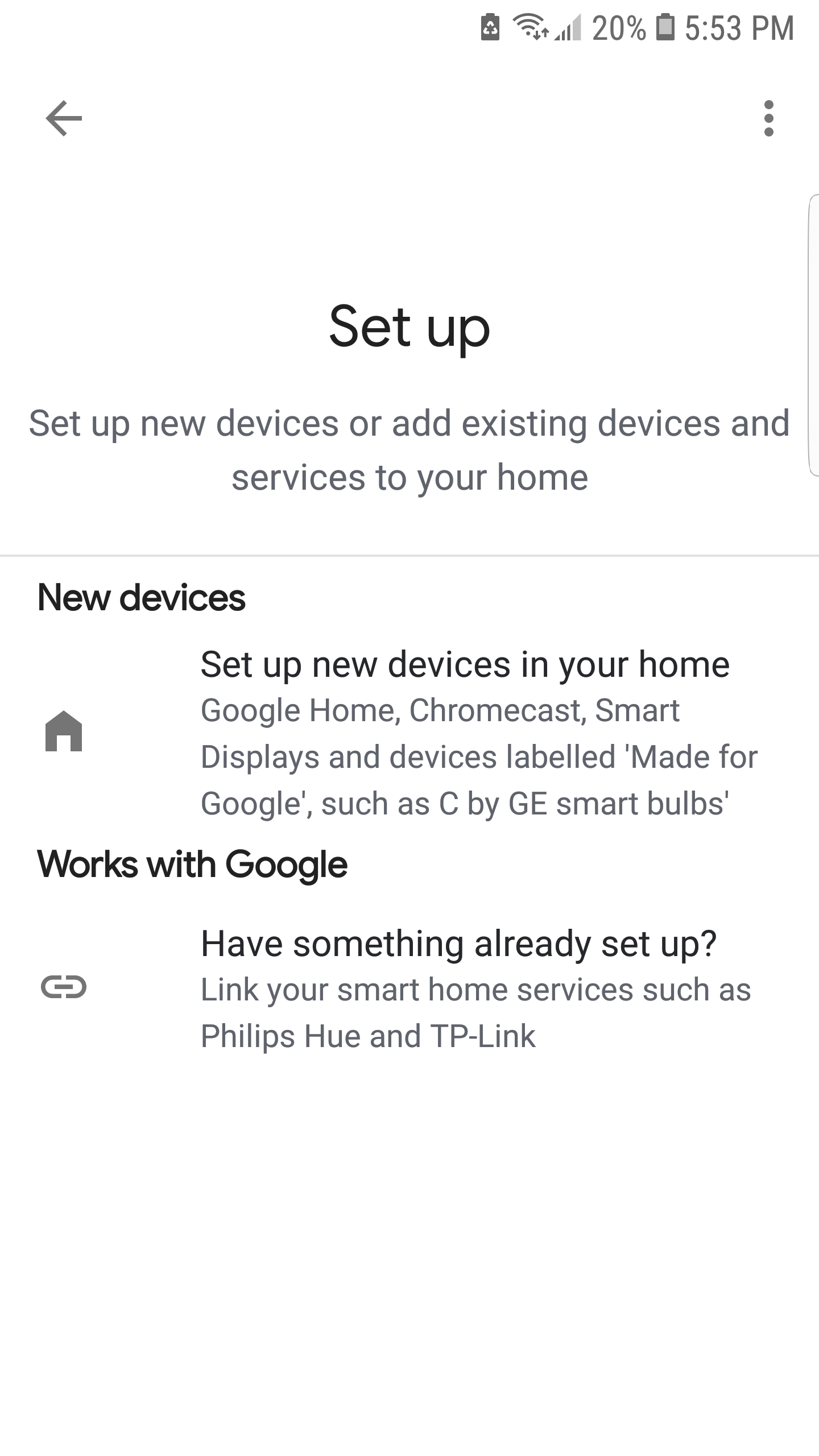 add philips hue lights to google home