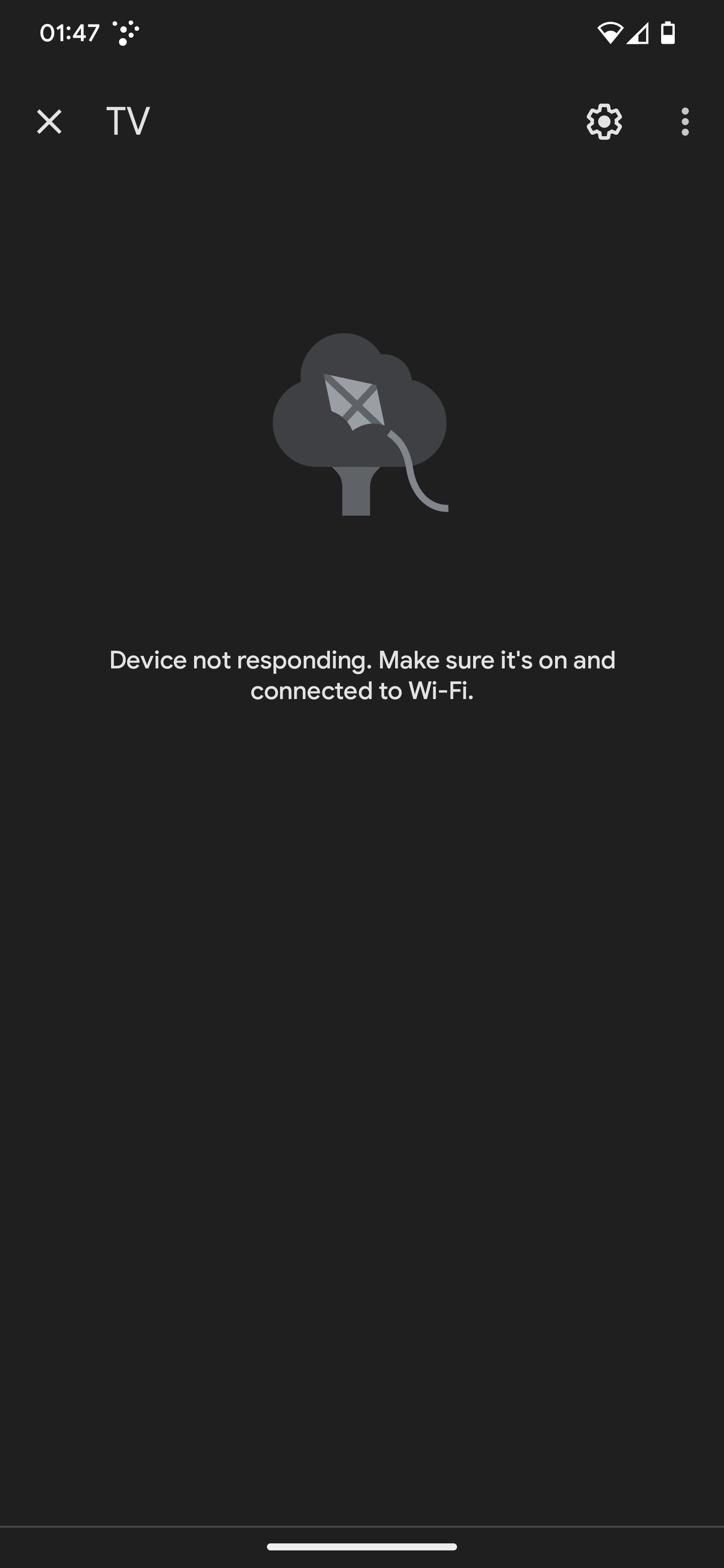 Telstra TV added to Google Home App shows as Offline not