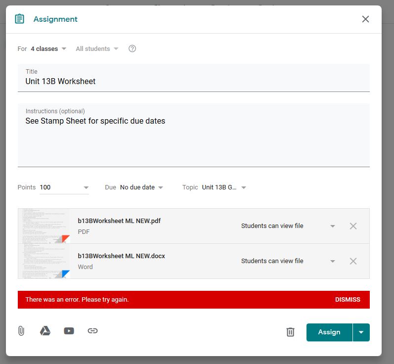 Why Are We Now Unable To Use Reuse Post To Repost An Assignment Like We Did Last Semester Google Classroom Community