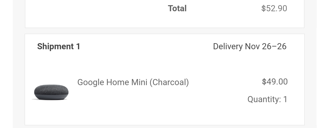 Free Mini Google Home Still Charging With Spotify