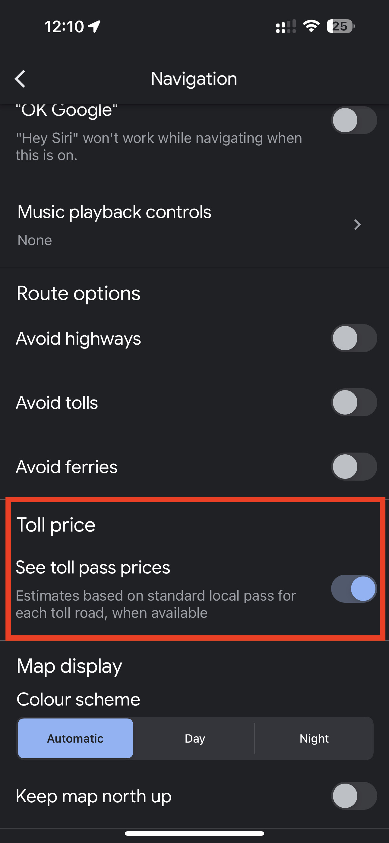 No toll price option - Google Maps Community