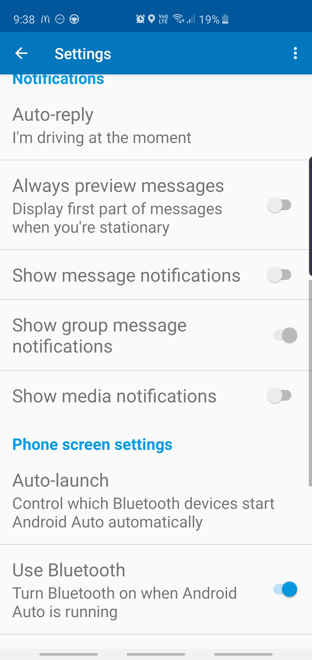 why bt notification app wont send text messages