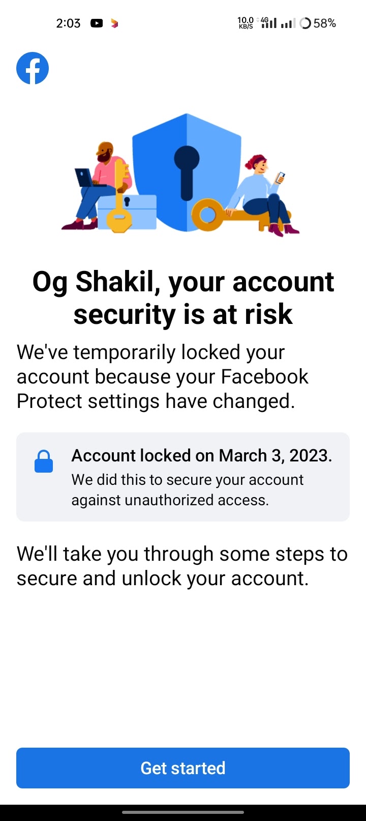 Facebook account locked? How to unlock a Facebook account with or