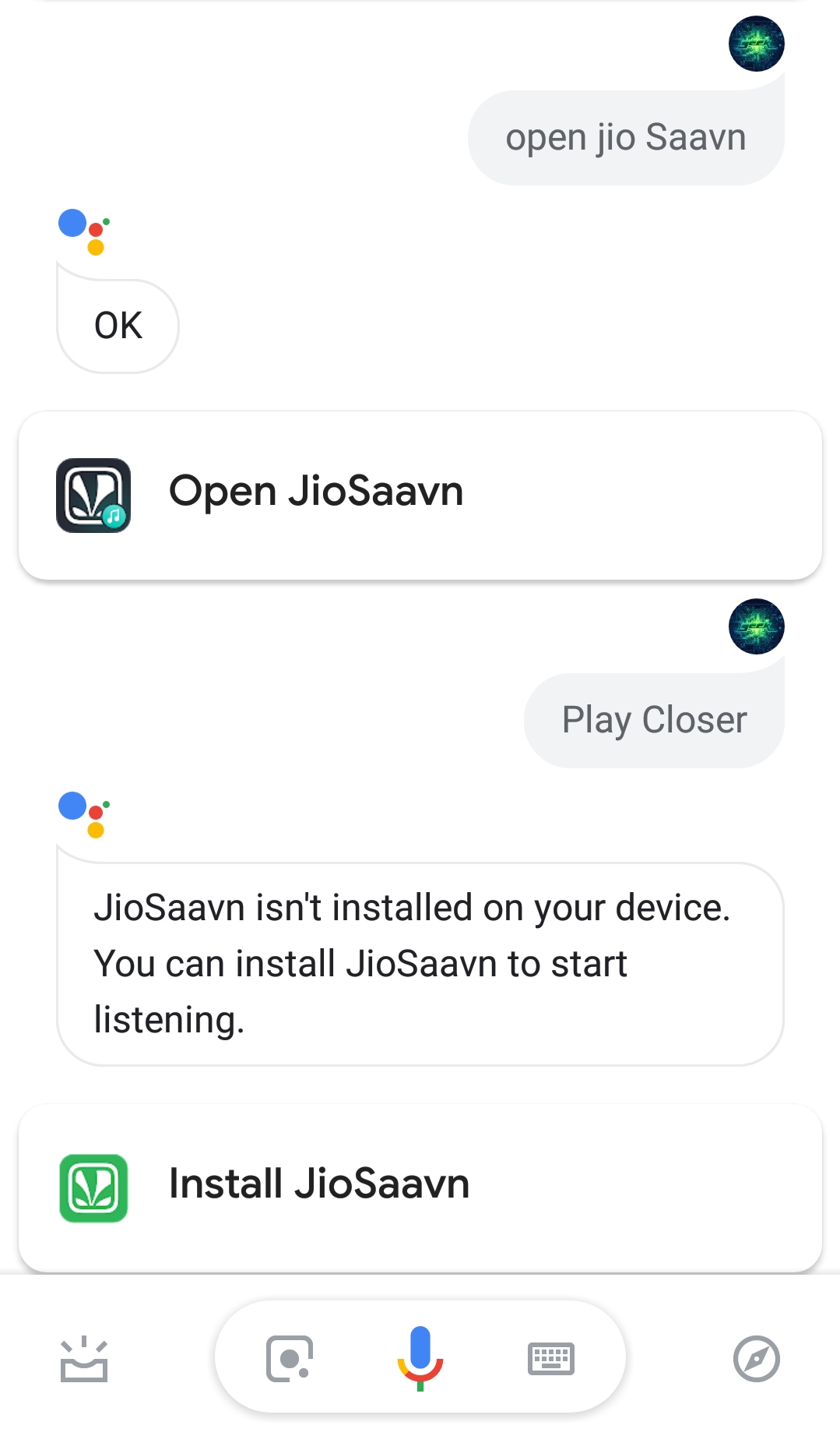 saavn on google home