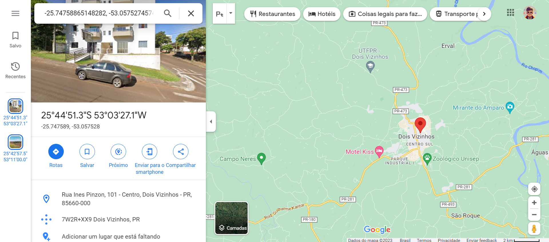 Localização muito errada - Comunidade Google Maps