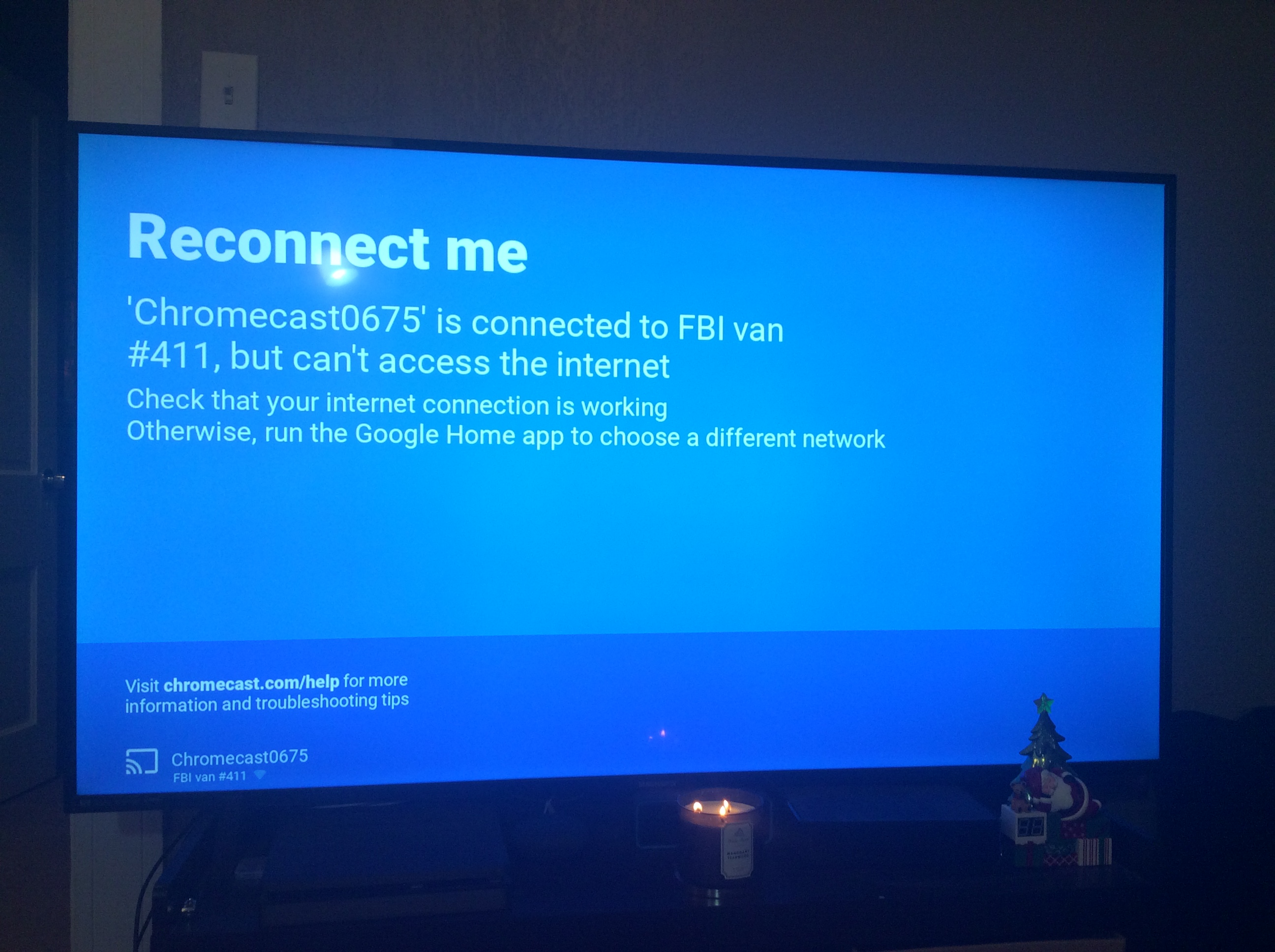 google home no internet