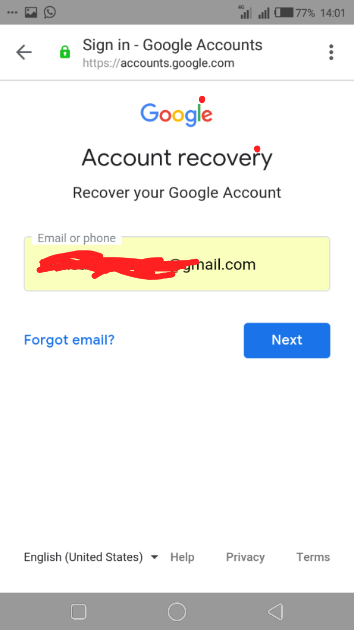 change recovery email for gmail account