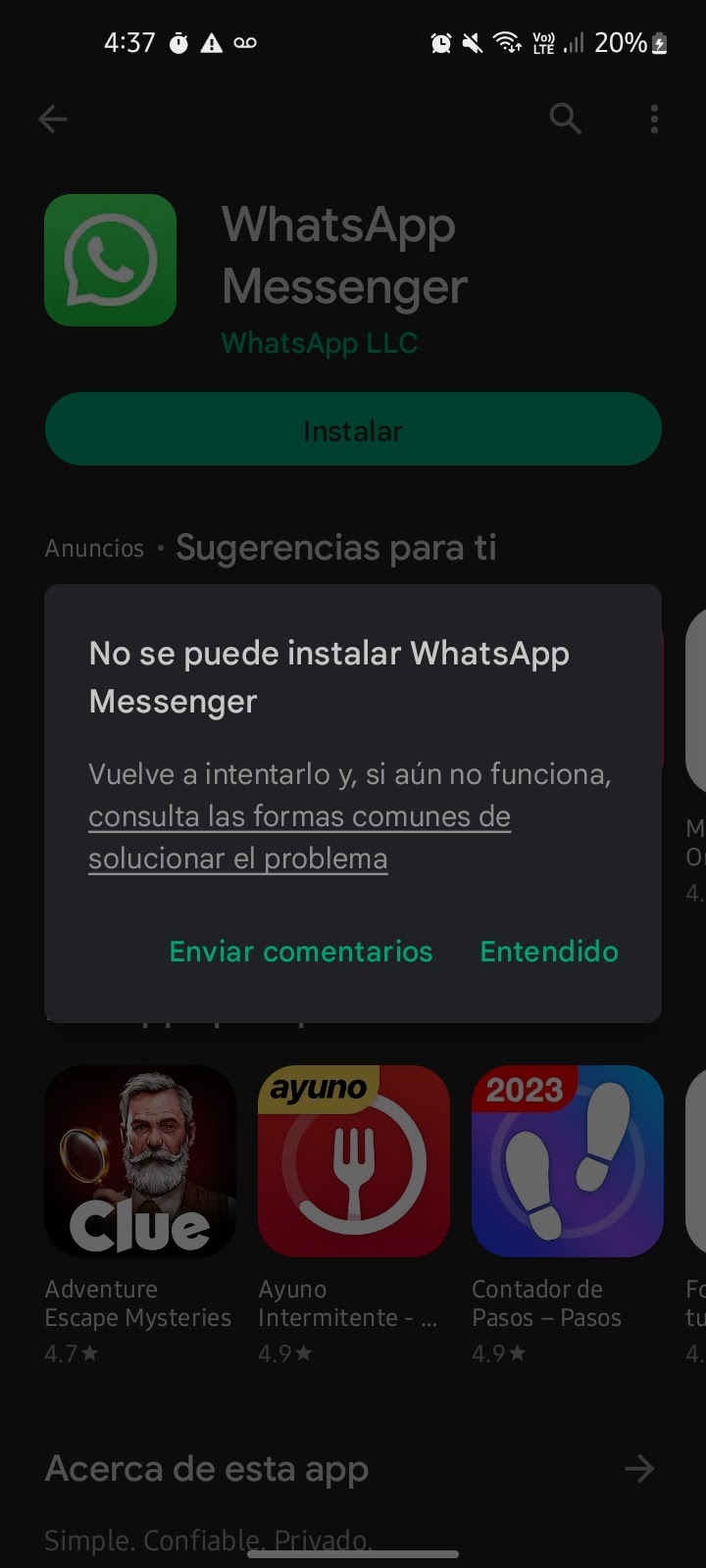 ❌ Play Store no me deja descargar WhatsApp 【2023】 