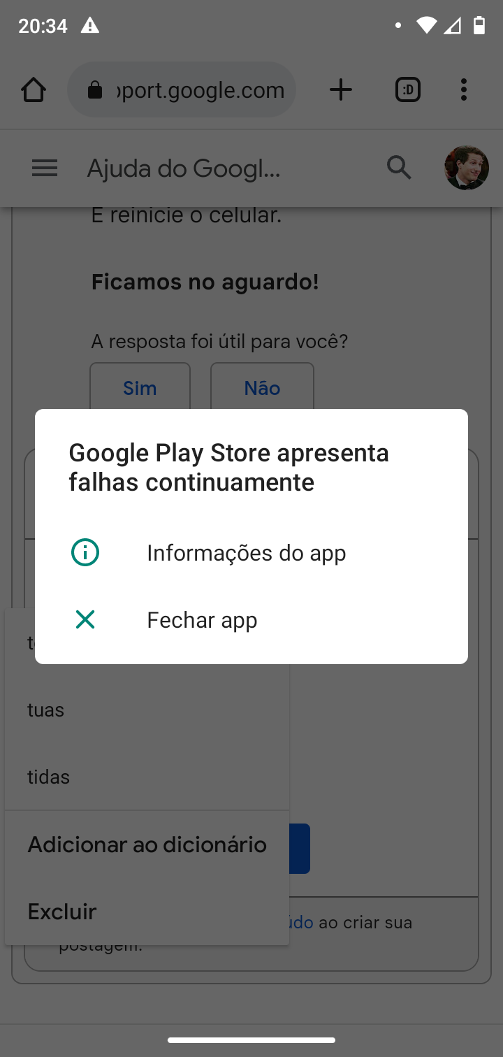 O aplicativo Roblox apresenta falhas continuamente sempre que tento abrir  ele. - Comunidade Google Play