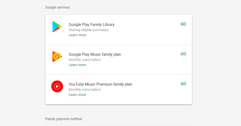 How to set up a Google Play Music family plan