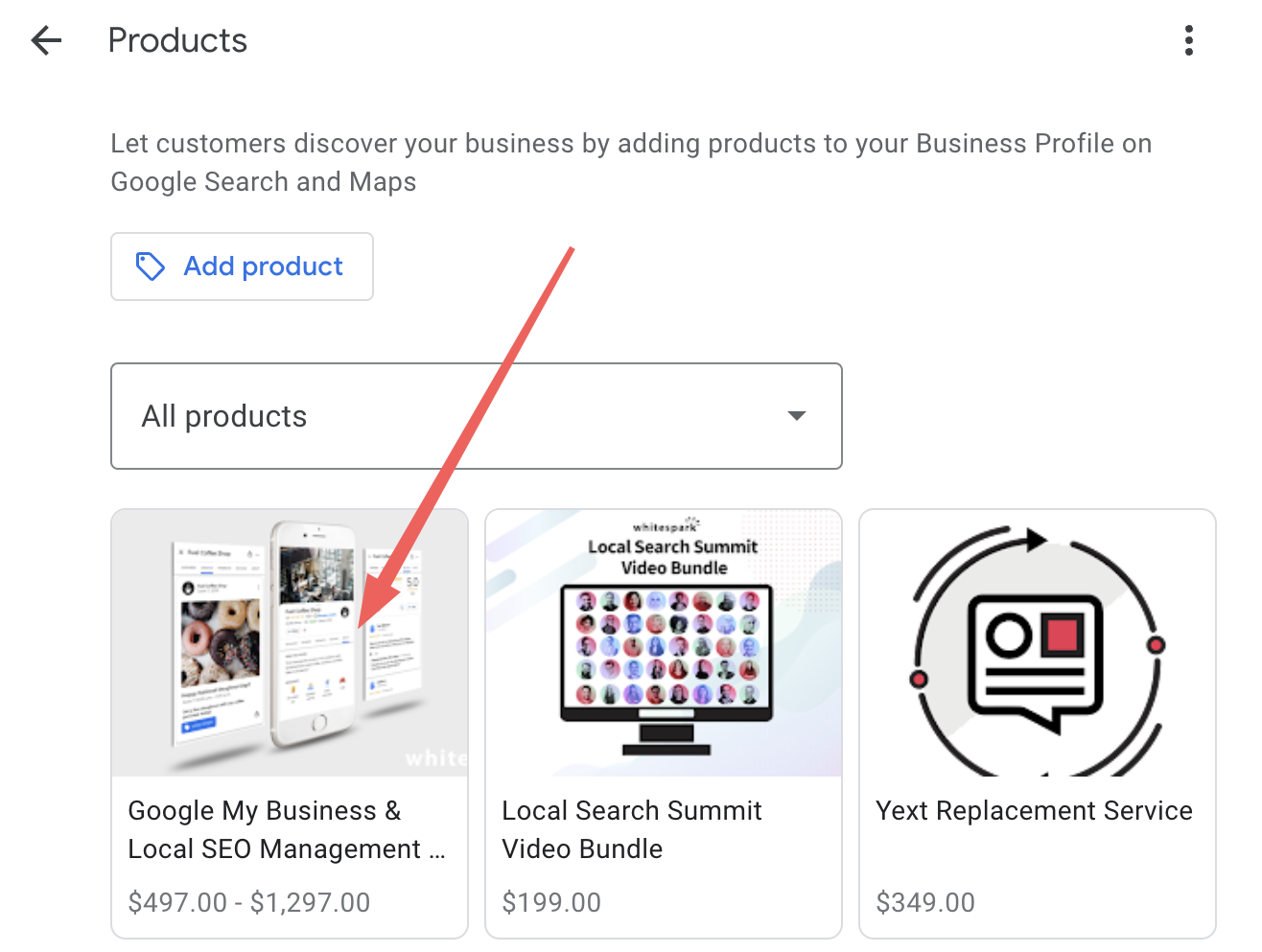 How can I change product pricing on my business profile? - Google 