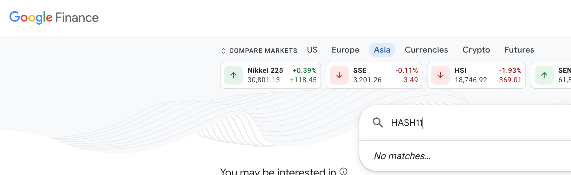 Google Finance Not retrieve HASH11 Price for some Ticker from 23 May 2023 -  Google Docs Editors Community