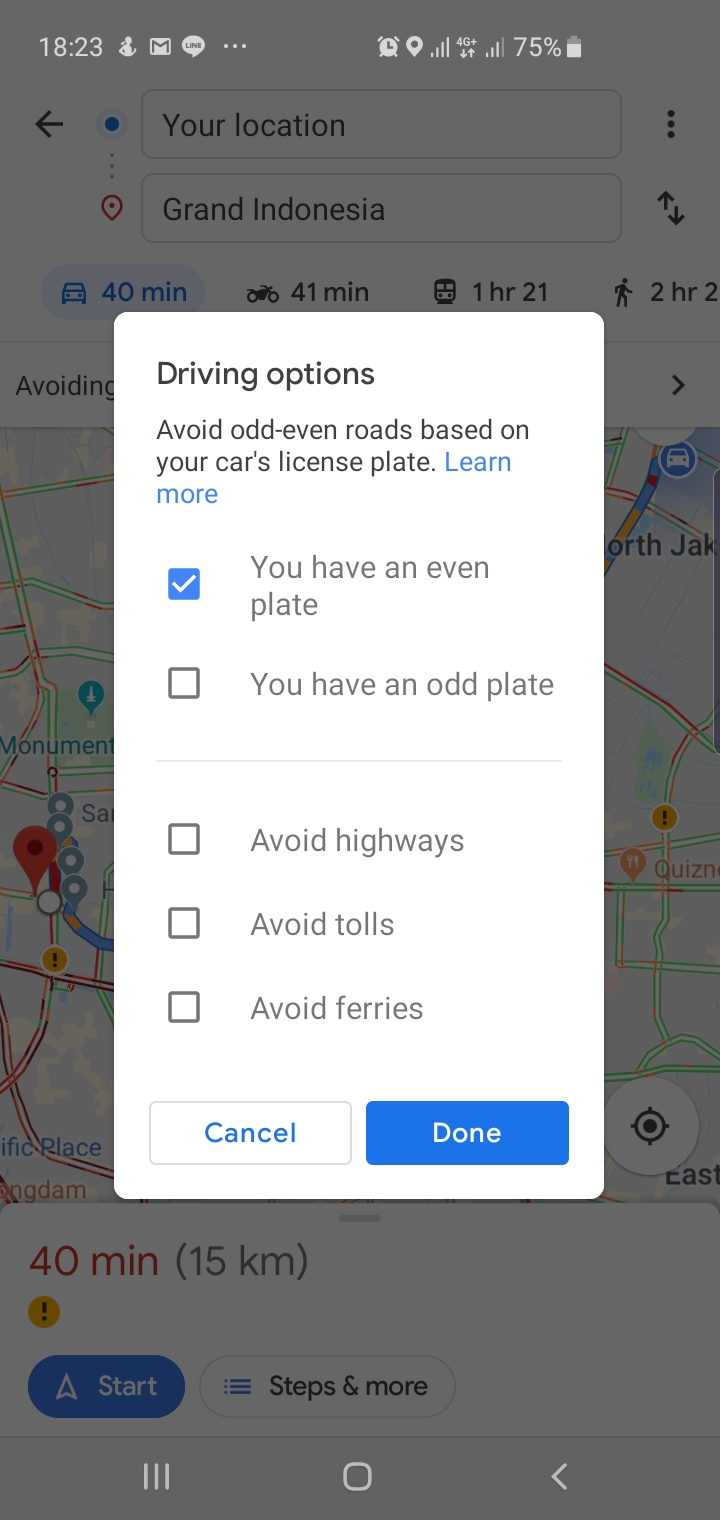 Odd Even Settings In My Google Maps Google Maps Community