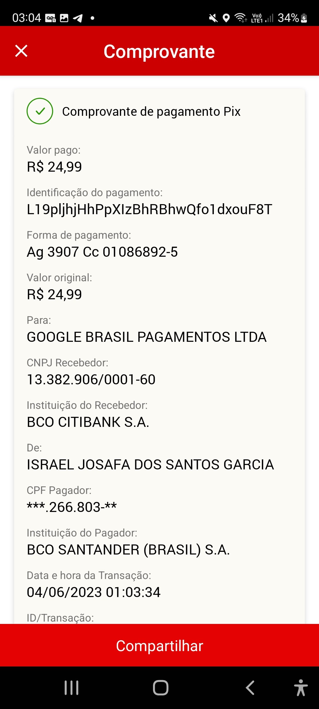 Não conseguir instalar um jogo que comprei e nem receber meu dinheiro de  volta, o que faço? - Comunidade Google Play