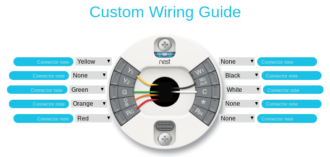 Nest E Wiring Guide / Nest Thermostat Wiring Diagram For Heating Oil