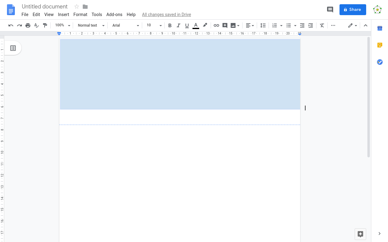 colored background template for google docs