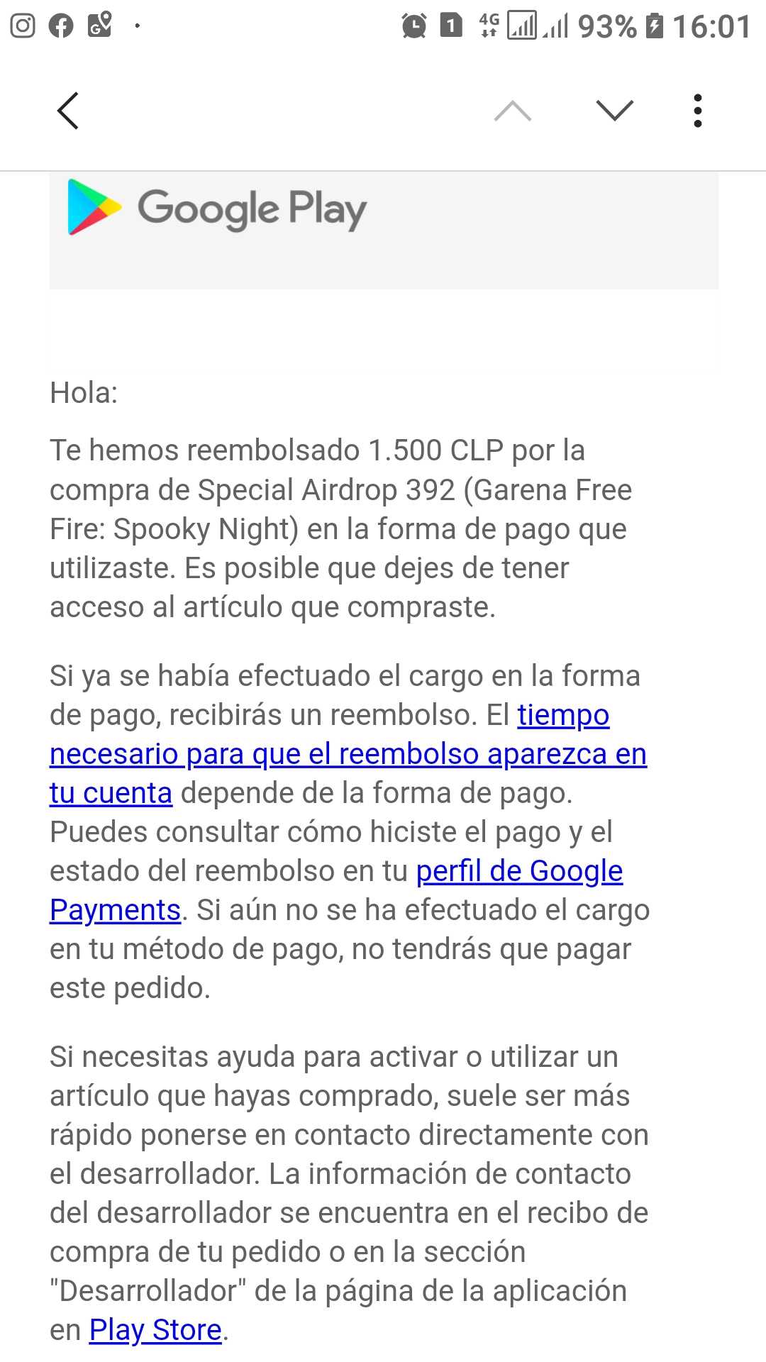 no me devuelve el dinero de una devolución (500 €) y me da largas »  Chollometro